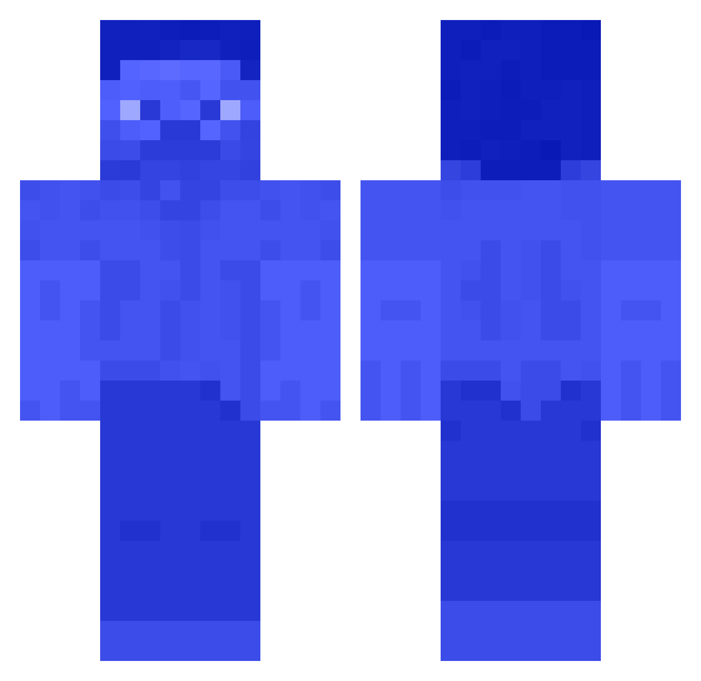 loloxek3 Minecraft skin, front and back view
