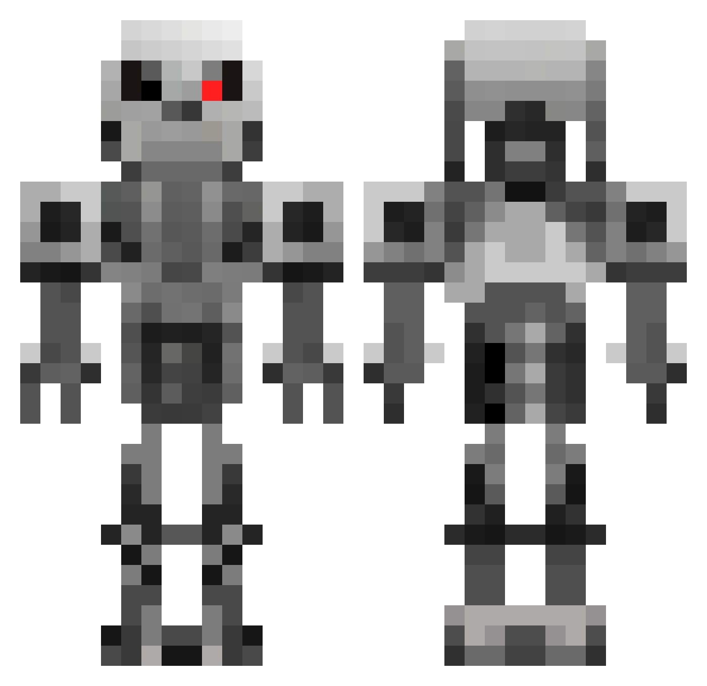 Harry21559622 Minecraft skin, front and back view