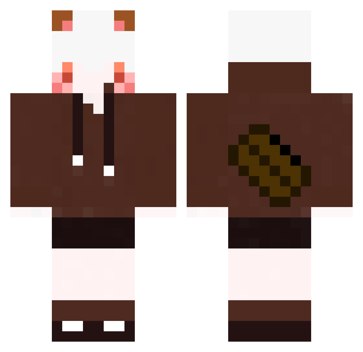 sakana_TTV Minecraft skin, front and back view