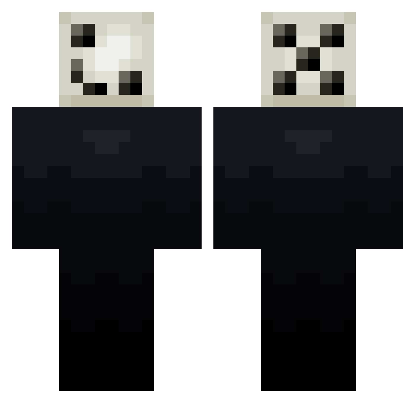 04AT Minecraft skin, front and back view