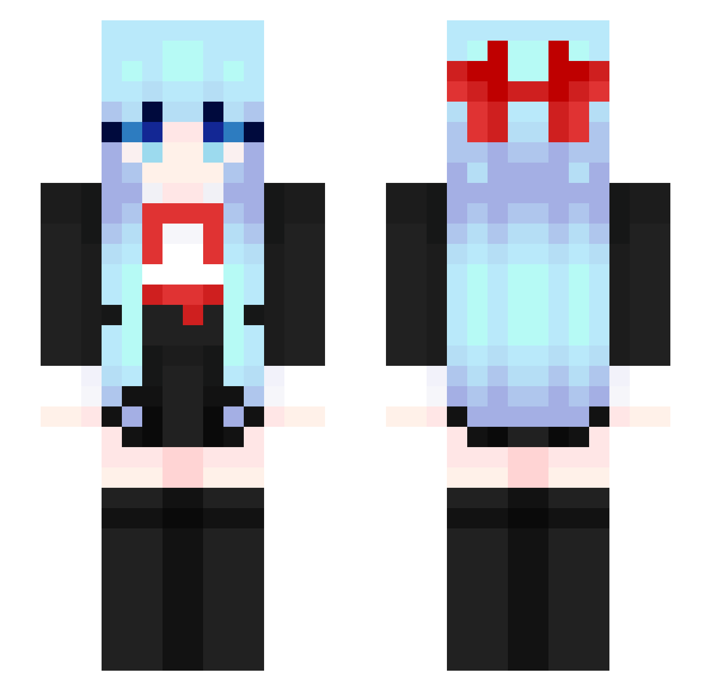 DDongThro_ Minecraft skin, front and back view
