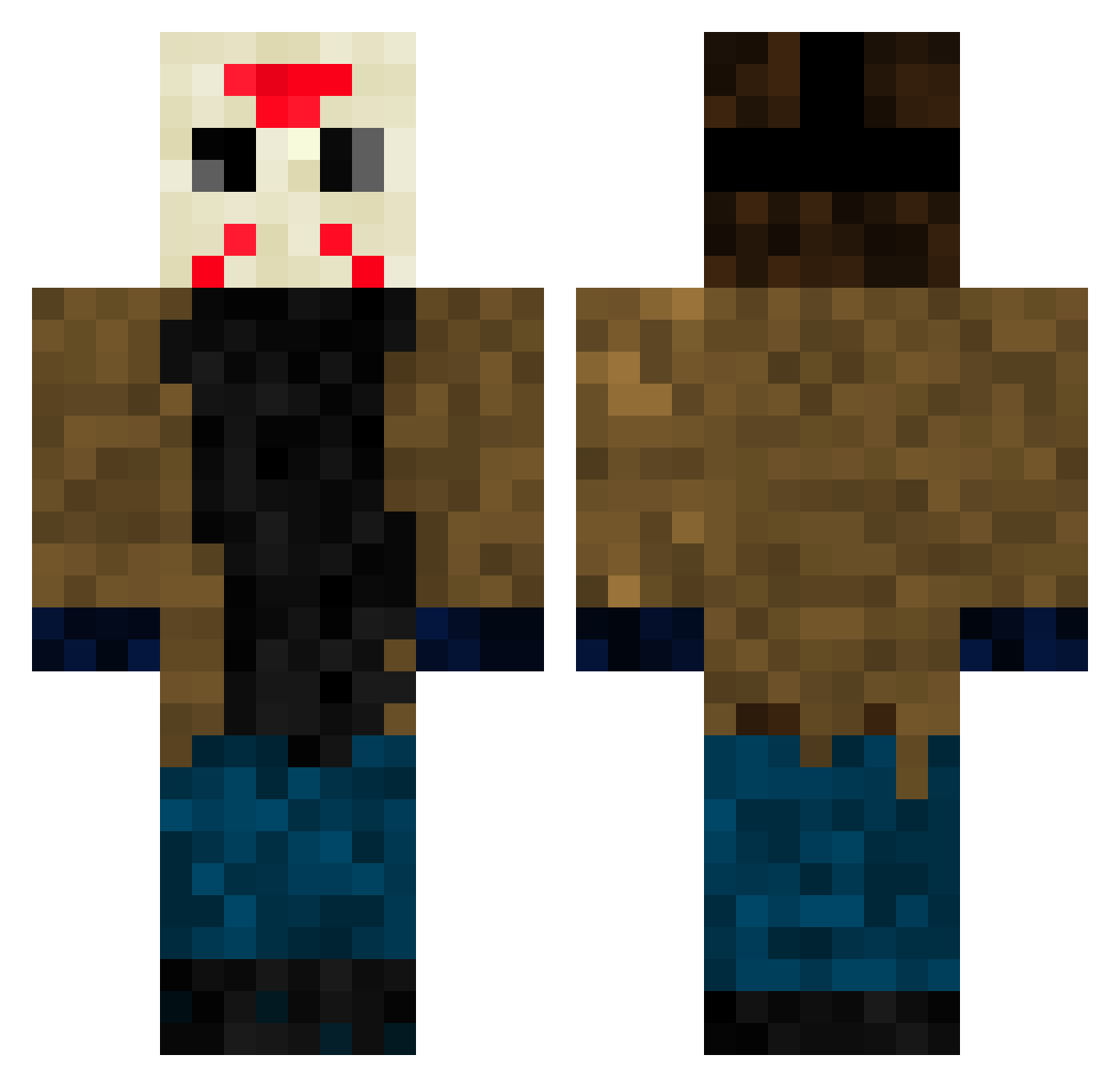 celestial_god312 Minecraft skin, front and back view
