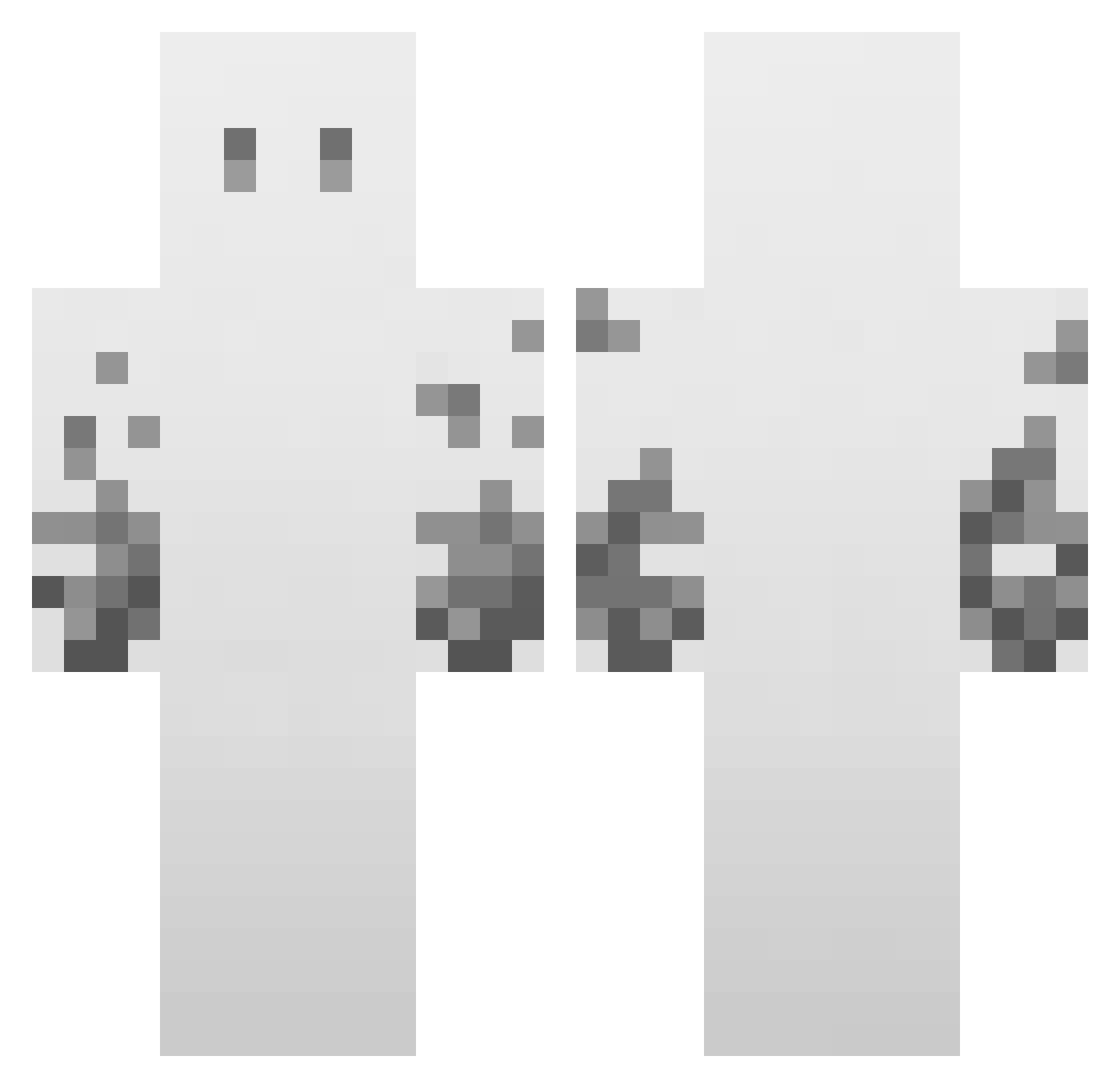 Emardex Minecraft skin, front and back view
