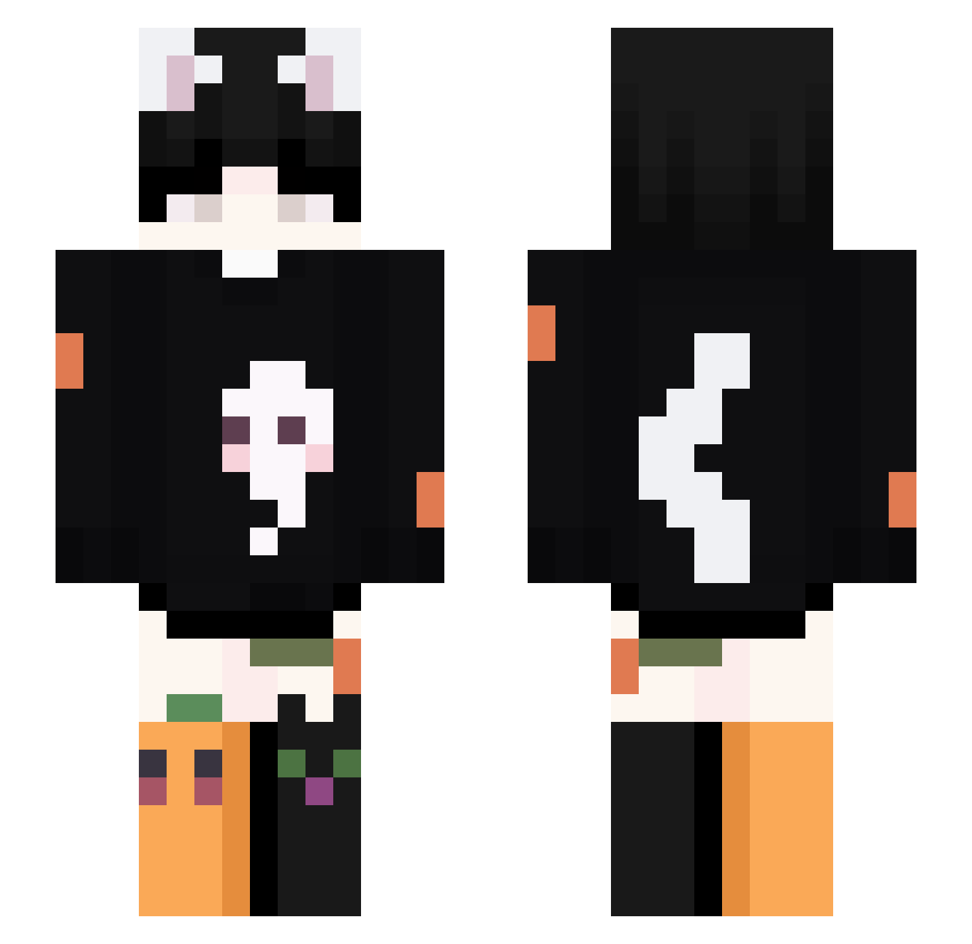 4nt8ony_x Minecraft skin, front and back view
