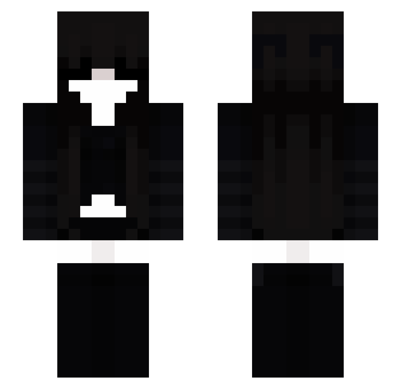 18Jolina18 Minecraft skin, front and back view
