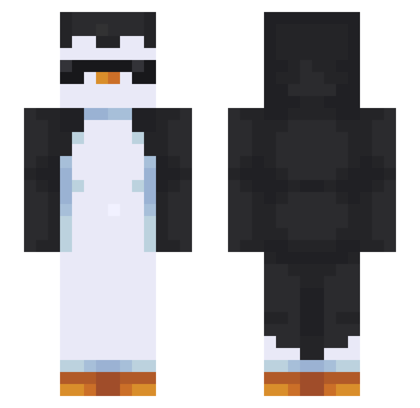 artjom877 Minecraft skin, front and back view