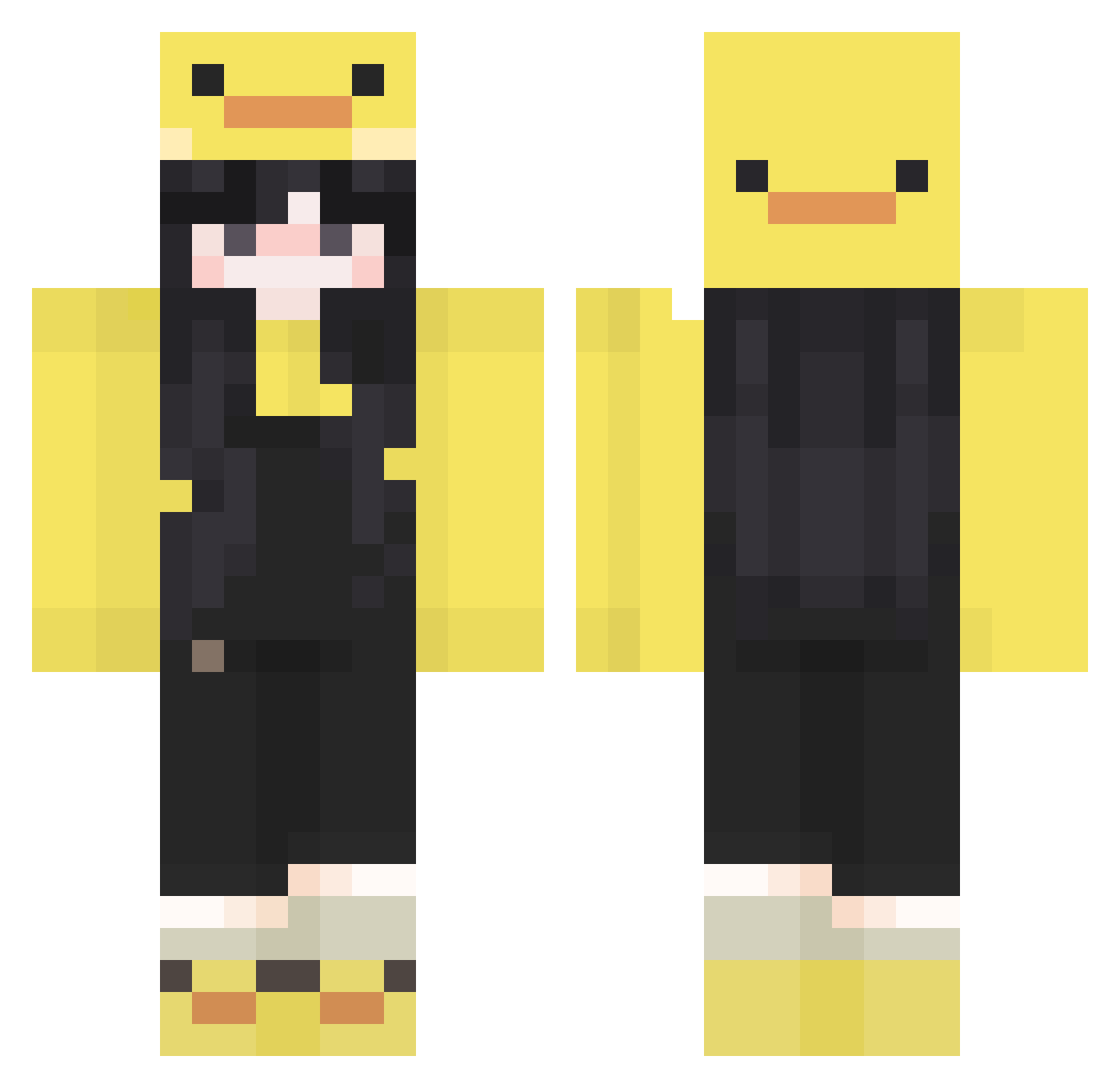 __Arwyn__ Minecraft skin, front and back view