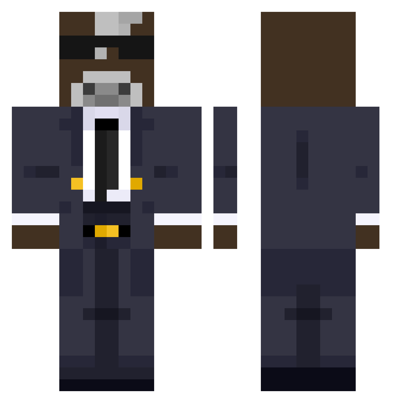 eatywheaties Minecraft skin, front and back view