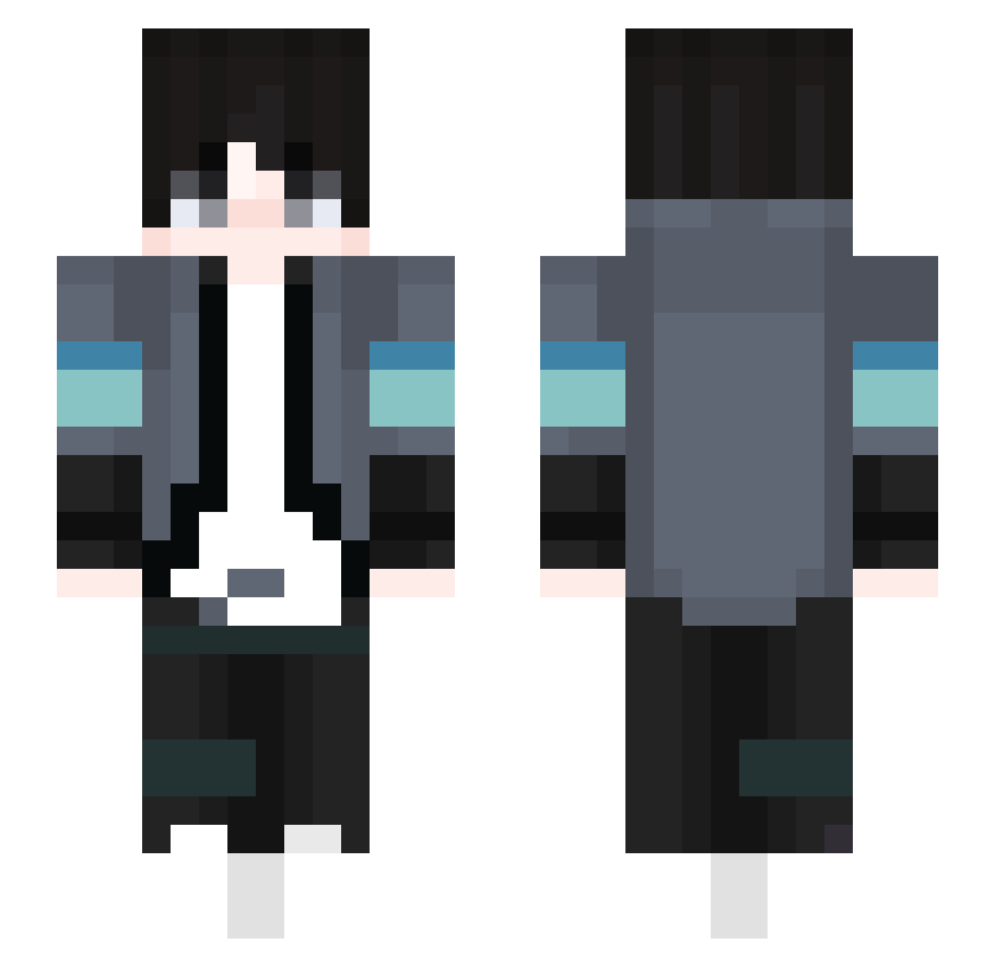 alexnnie1024 Minecraft skin, front and back view