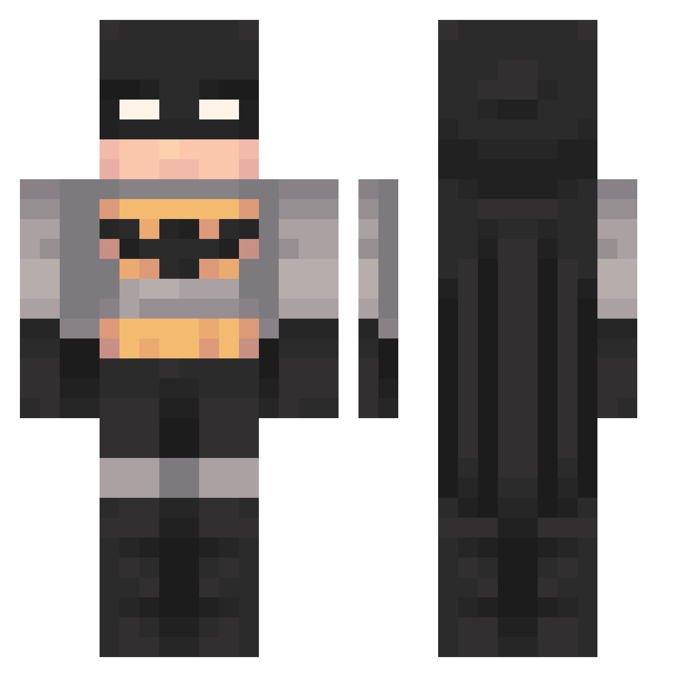 Good4ever5 Minecraft skin, front and back view