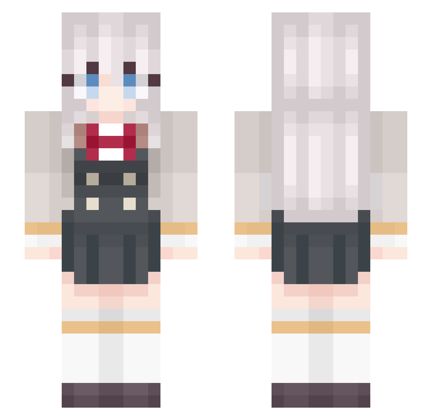 dongbaoguo Minecraft skin, front and back view