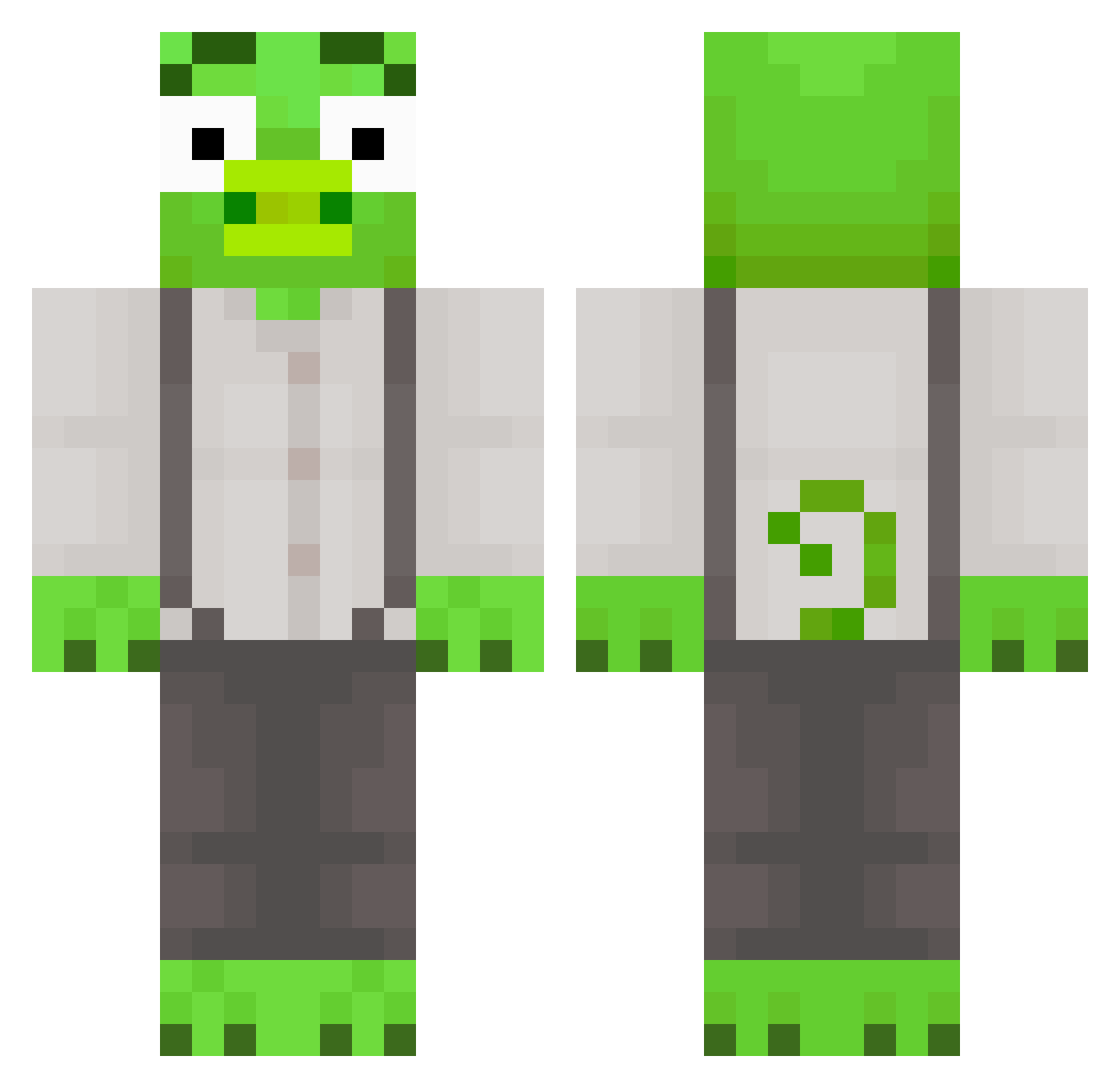 Gwiezdny_Kanczyl Minecraft skin, front and back view