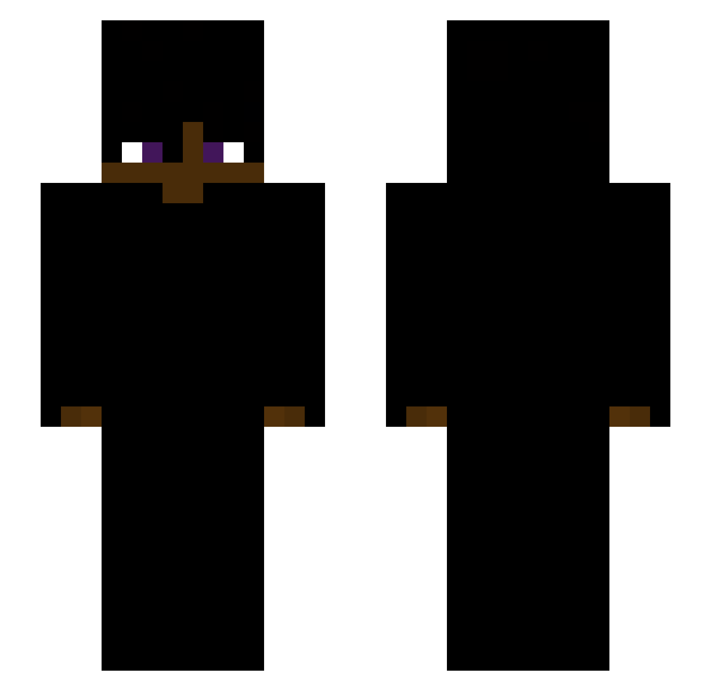 alexitoso Minecraft skin, front and back view