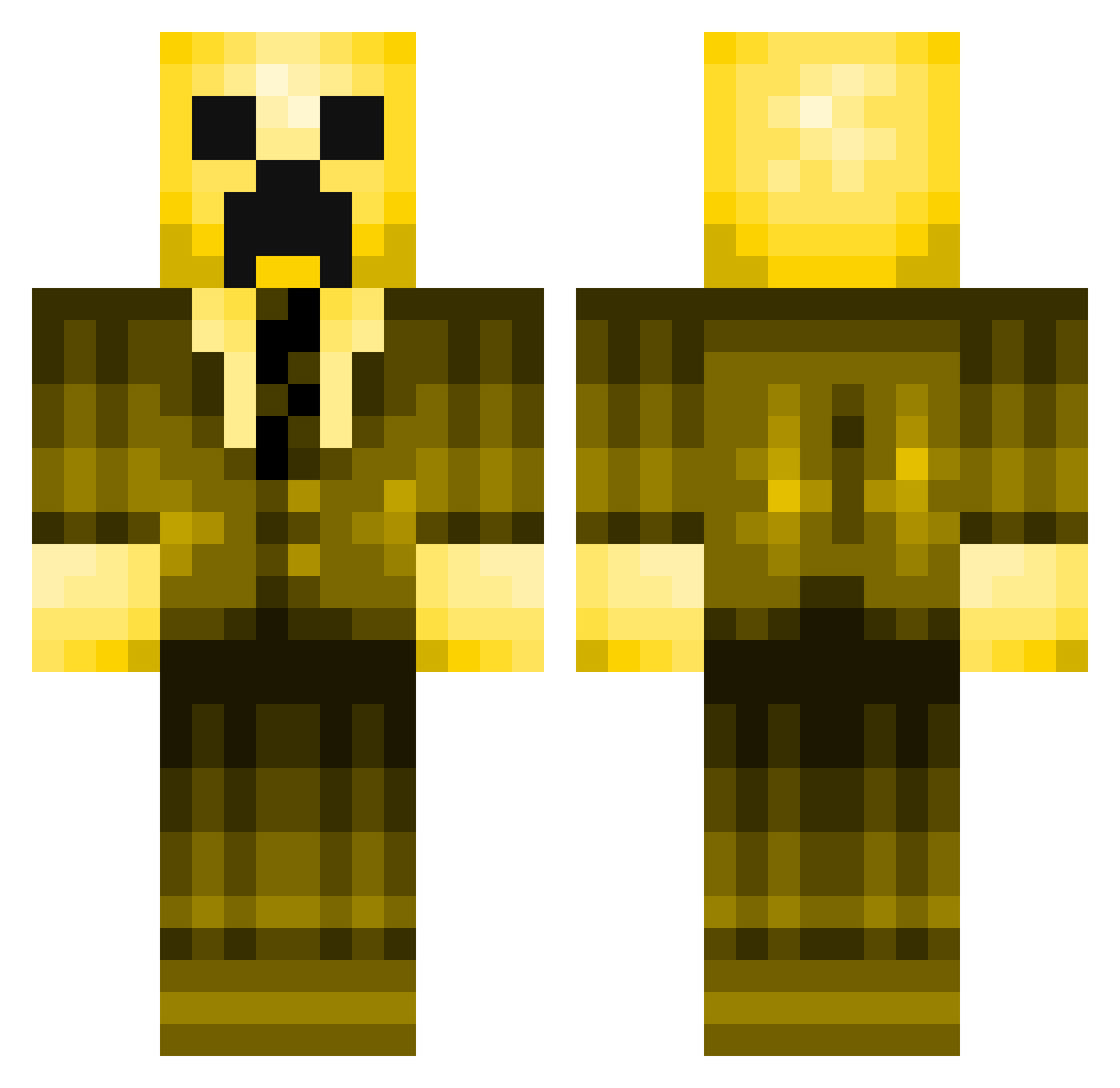 ugurs7 Minecraft skin, front and back view