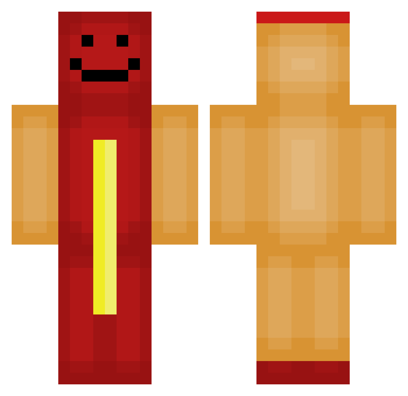 chocoemon1019 Minecraft skin, front and back view