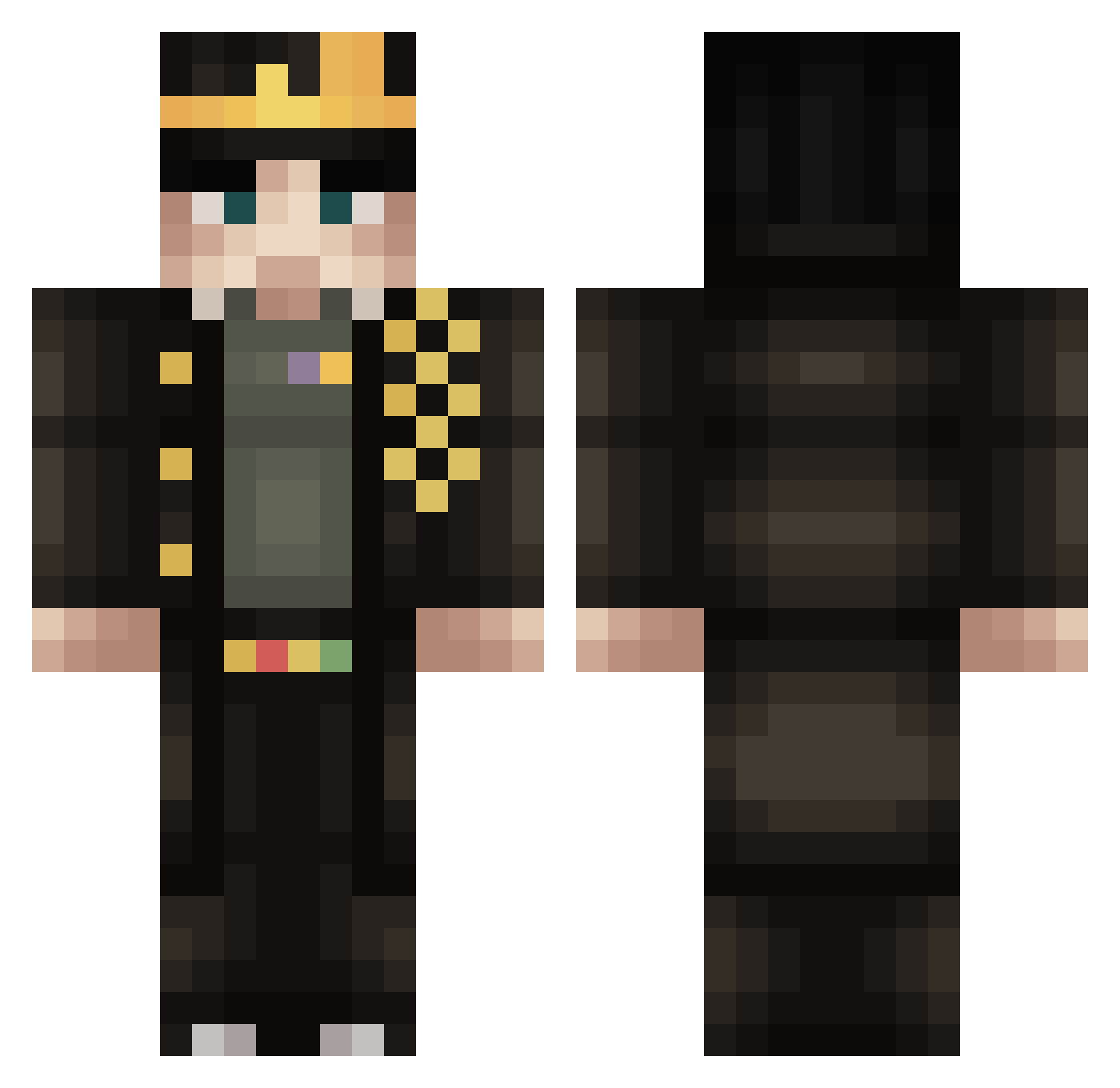 Danila4764 Minecraft skin, front and back view
