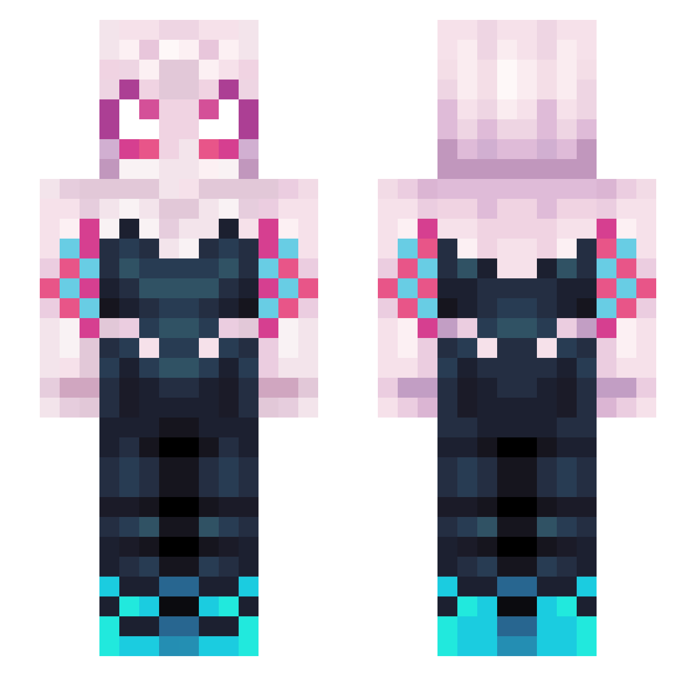 _aGnais_ Minecraft skin, front and back view