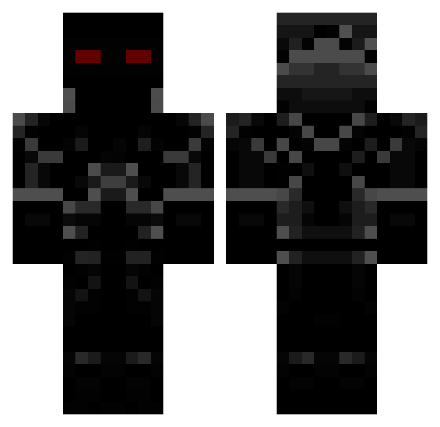 helloou Minecraft skin, front and back view