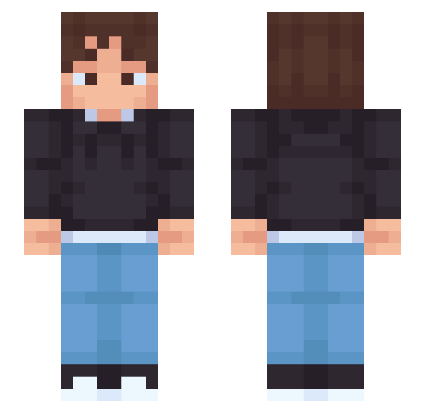 goonsquad23 Minecraft skin, front and back view