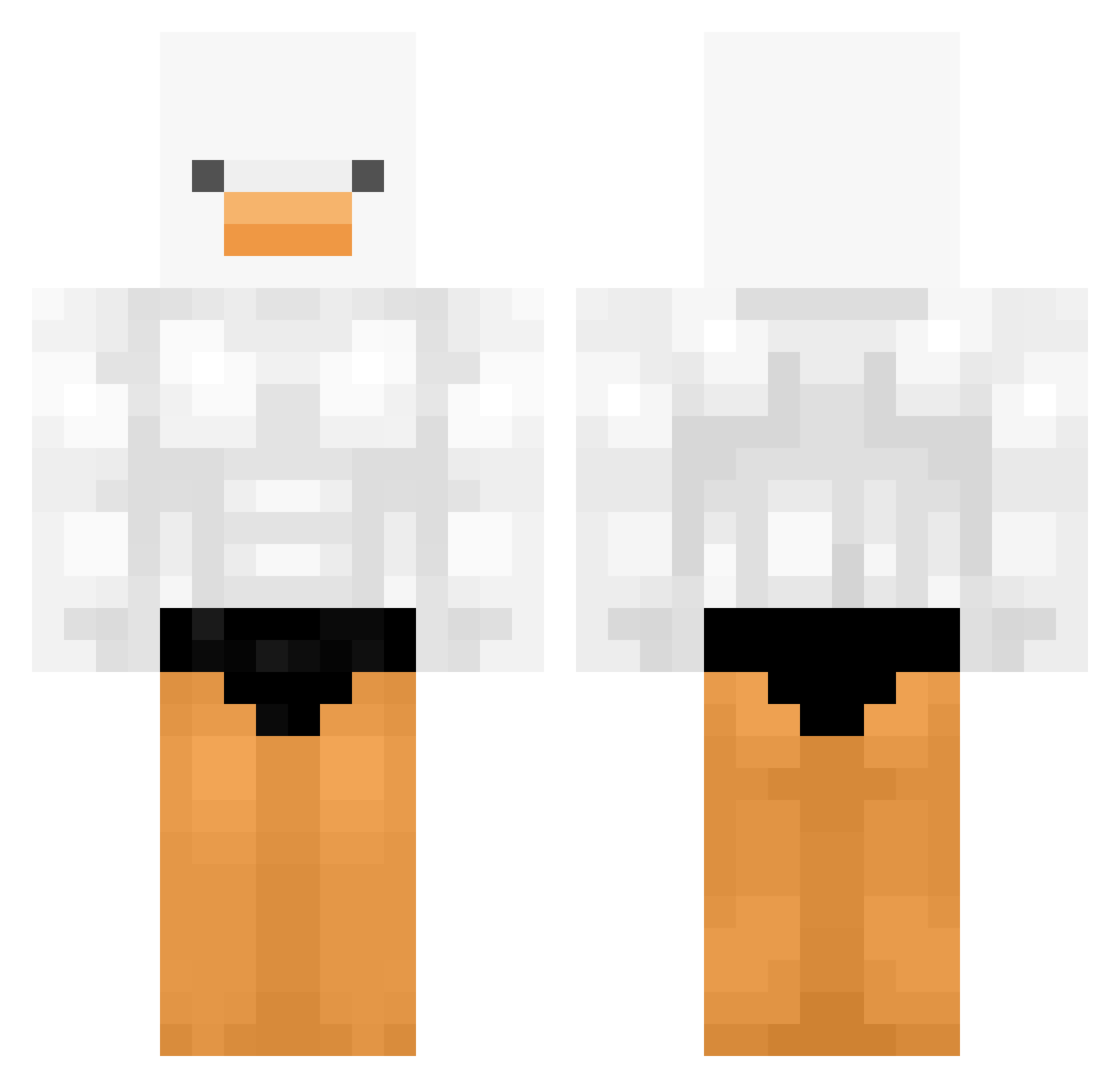 Roycephus2 Minecraft skin, front and back view