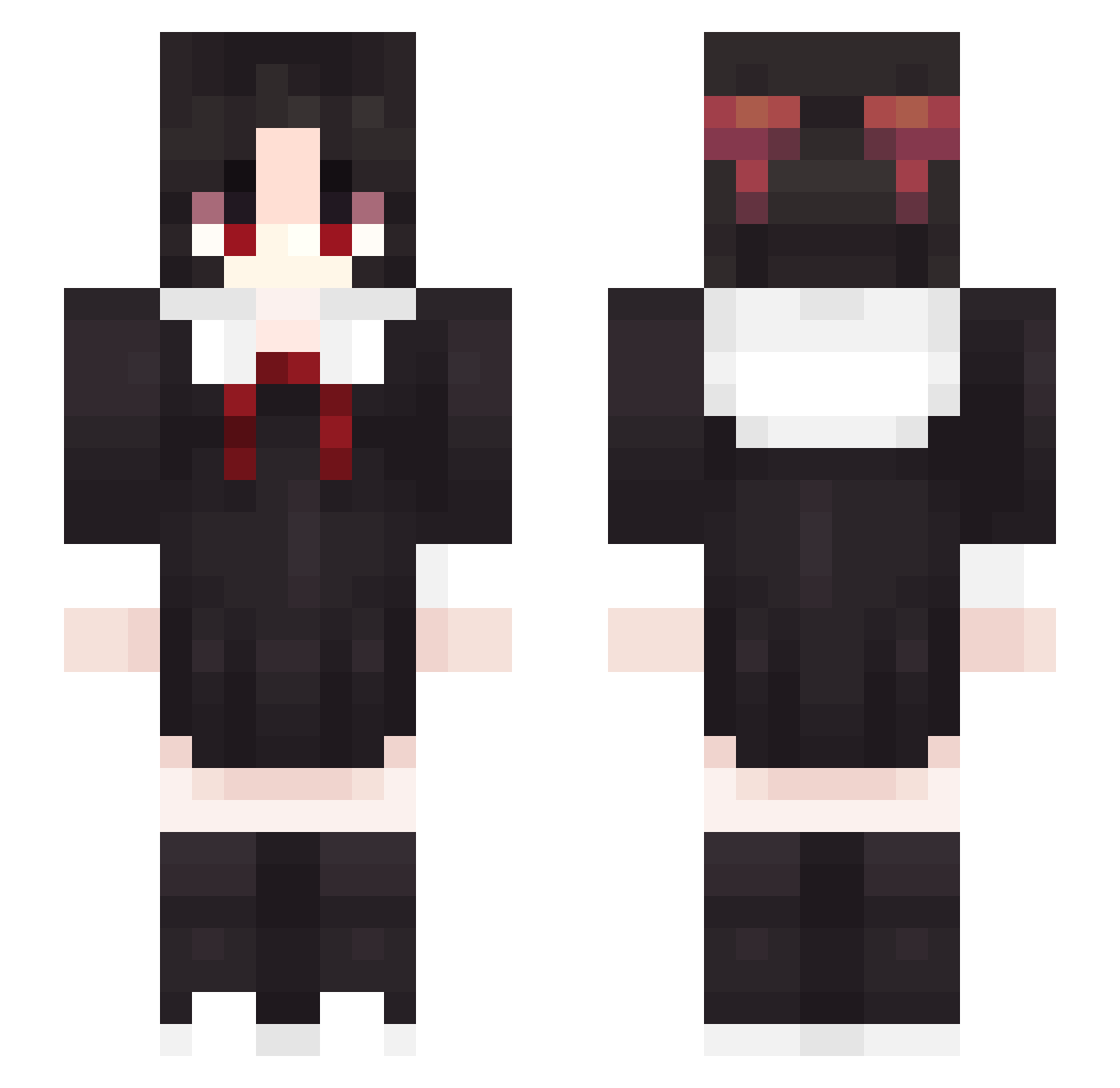 Nova_6388 Minecraft skin, front and back view