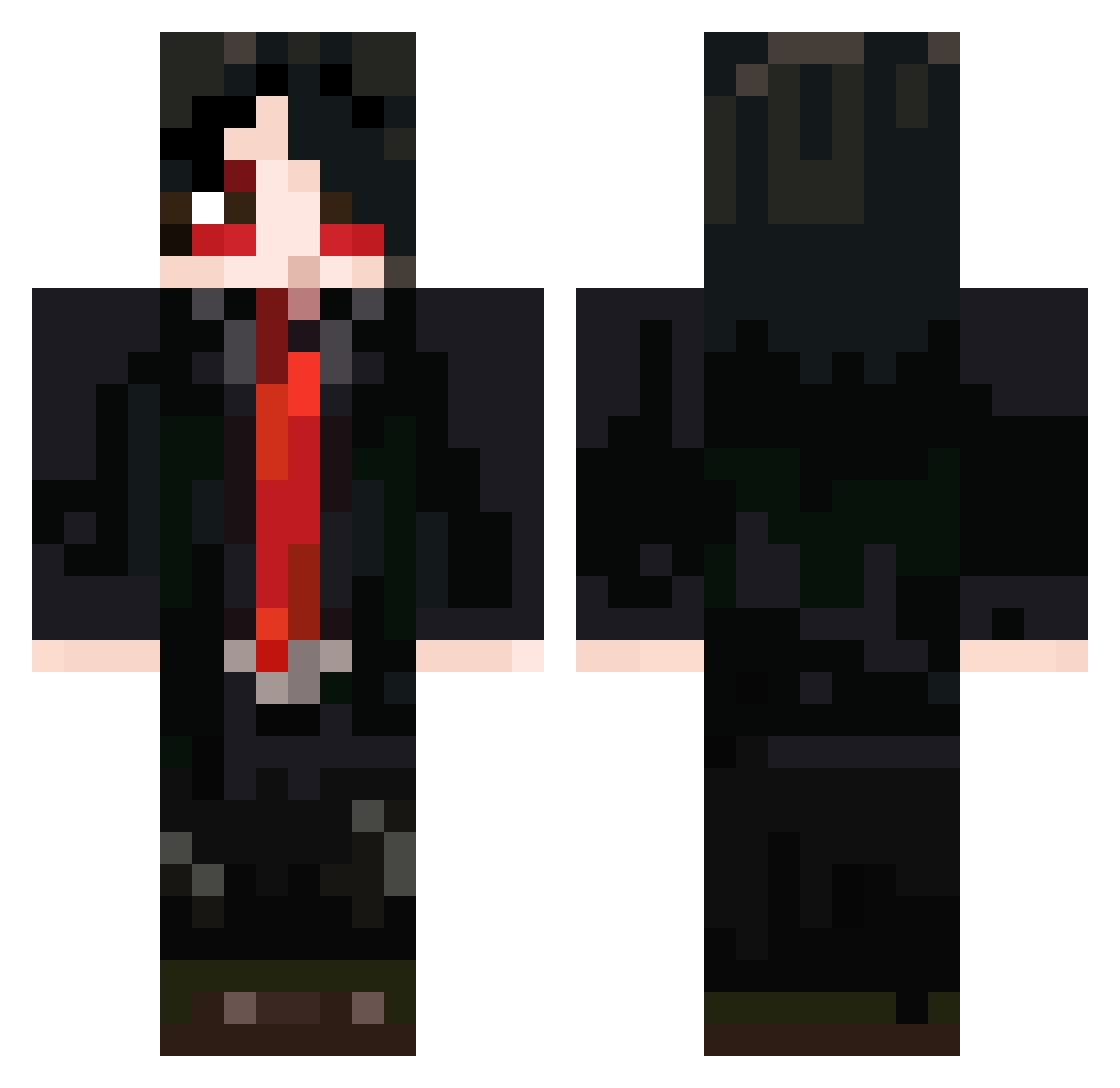 cuquito0904 Minecraft skin, front and back view