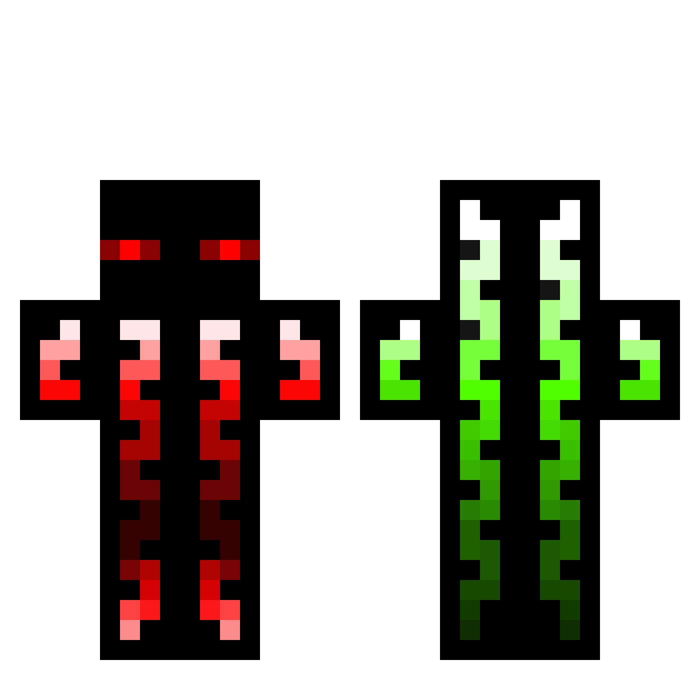 iGuillexT Minecraft skin, front and back view