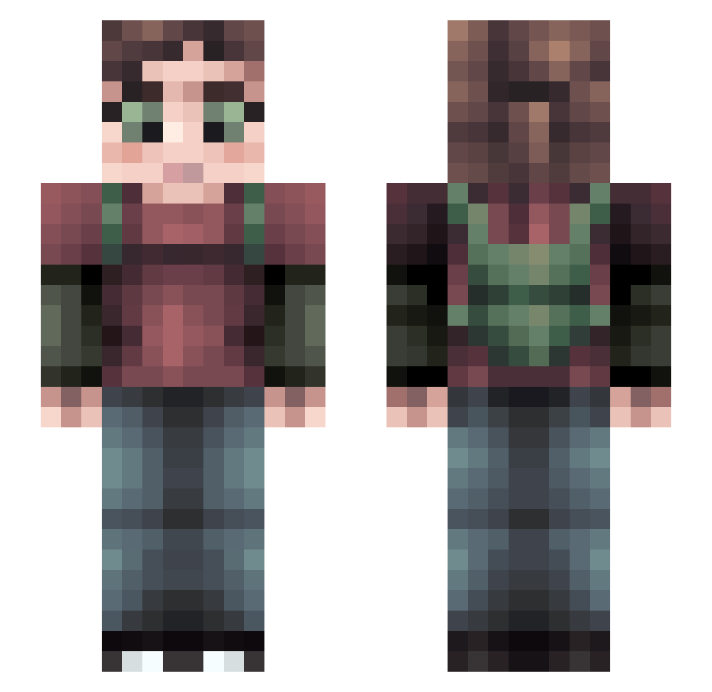 Abbie - ellie williams Minecraft skin