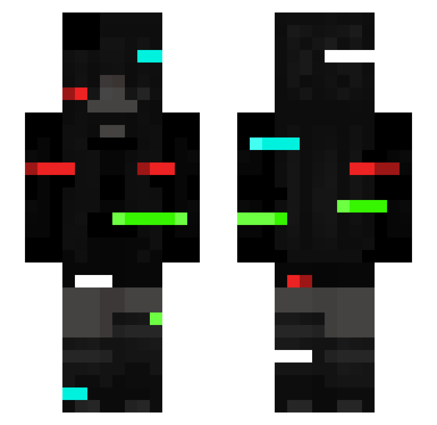 xk_uZJKd_0211 Minecraft skin, front and back view