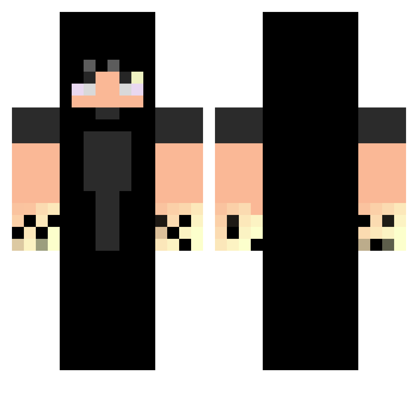 Veloci_Rex873 Minecraft skin, front and back view