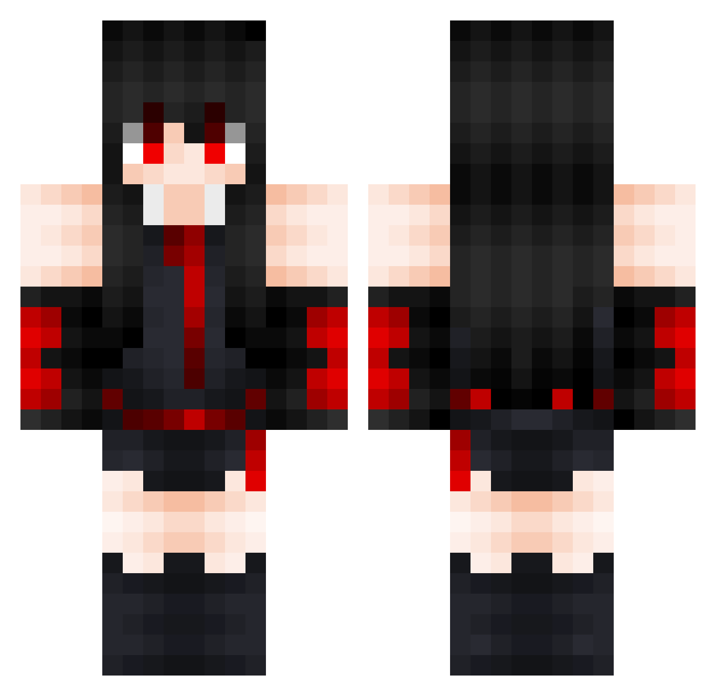 Tequila_b Minecraft skin, front and back view