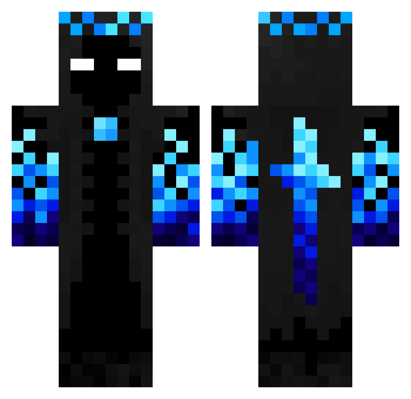 Rabbat1 Minecraft skin, front and back view