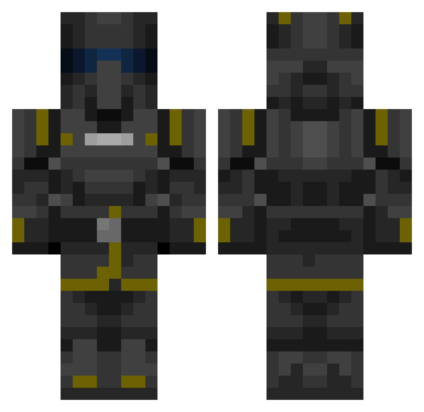 Thatoneguy694200 Minecraft skin, front and back view