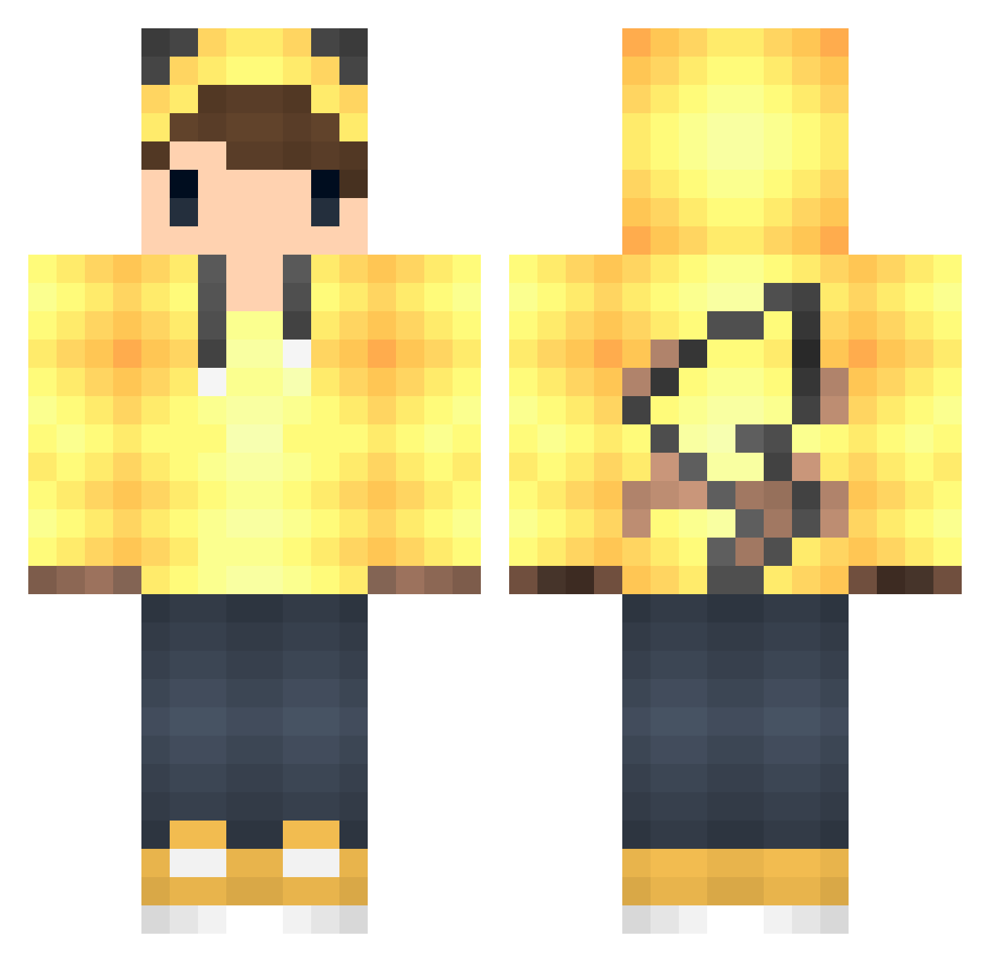 digitalmasterc Minecraft skin, front and back view