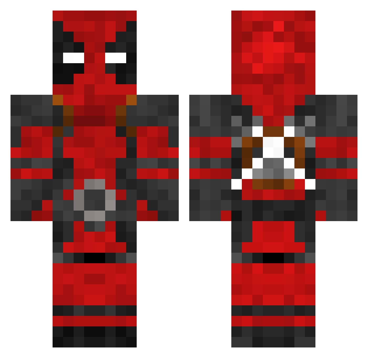 citroudisc481 Minecraft skin, front and back view