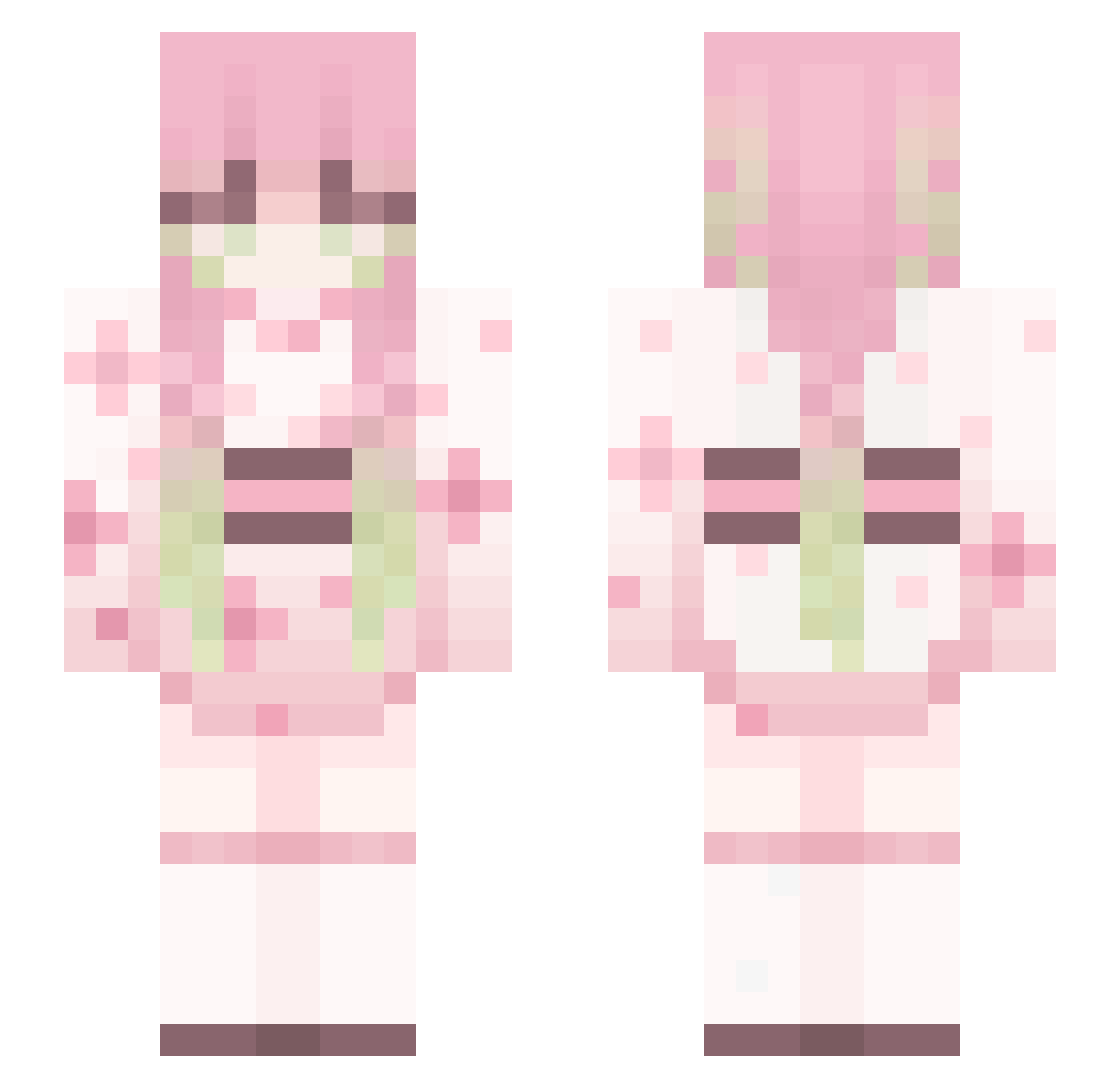vxntii_ Minecraft skin, front and back view