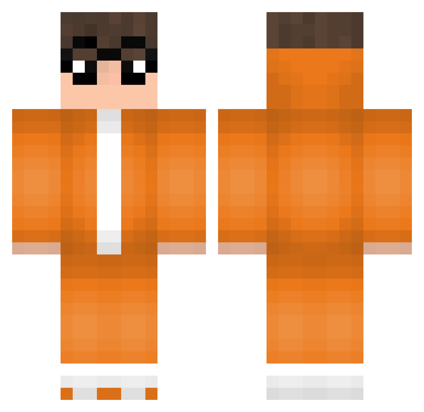 TermsAndServices Minecraft skin, front and back view