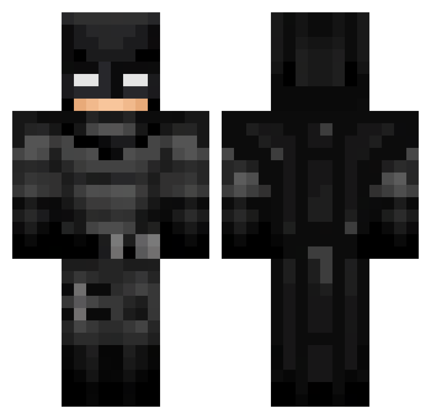 CrisCh33z Minecraft skin, front and back view