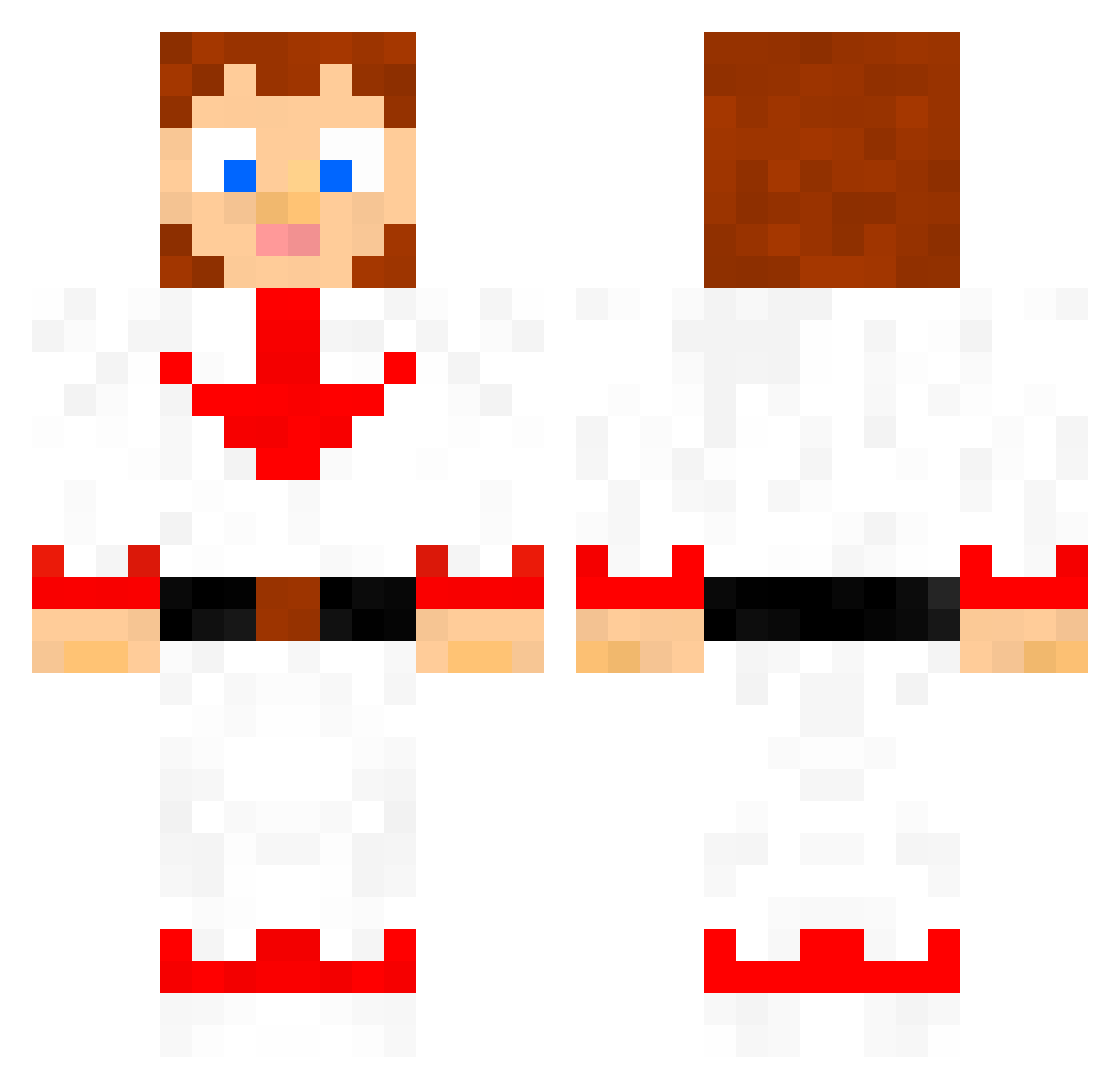thedurkside Minecraft skin, front and back view
