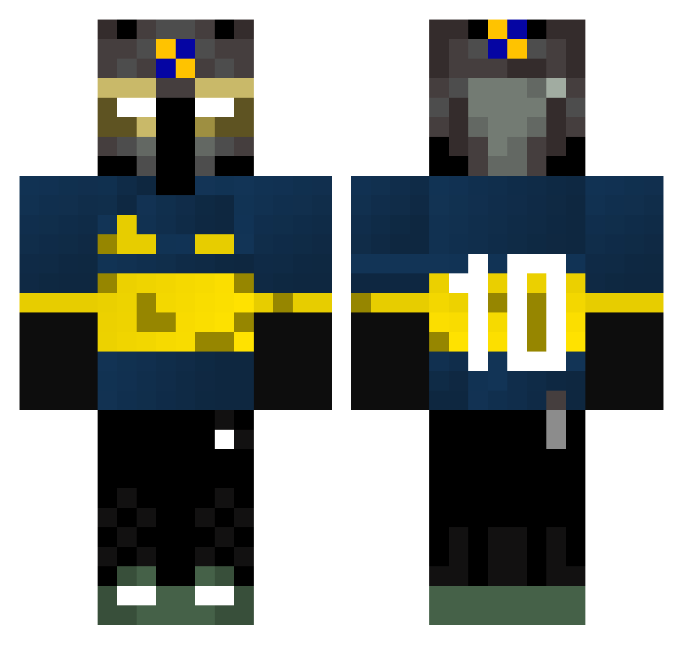 facuxeneize_ Minecraft skin, front and back view