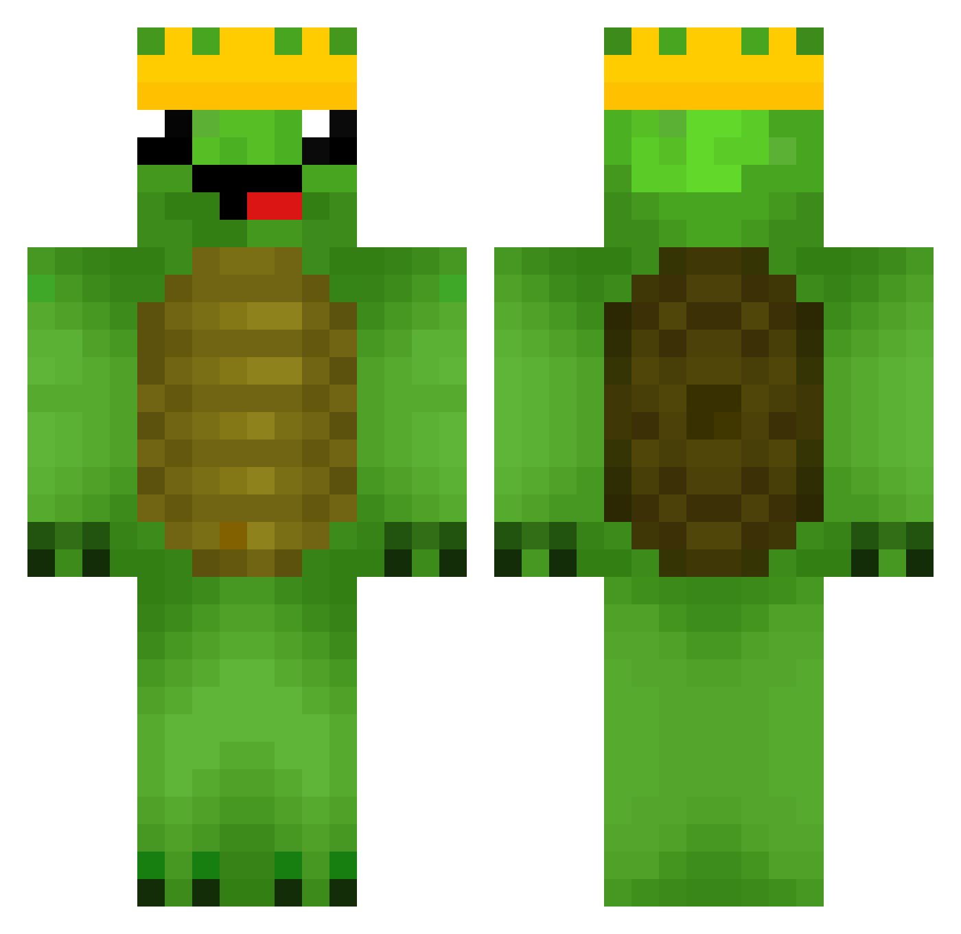 ENRICS23 Minecraft skin, front and back view