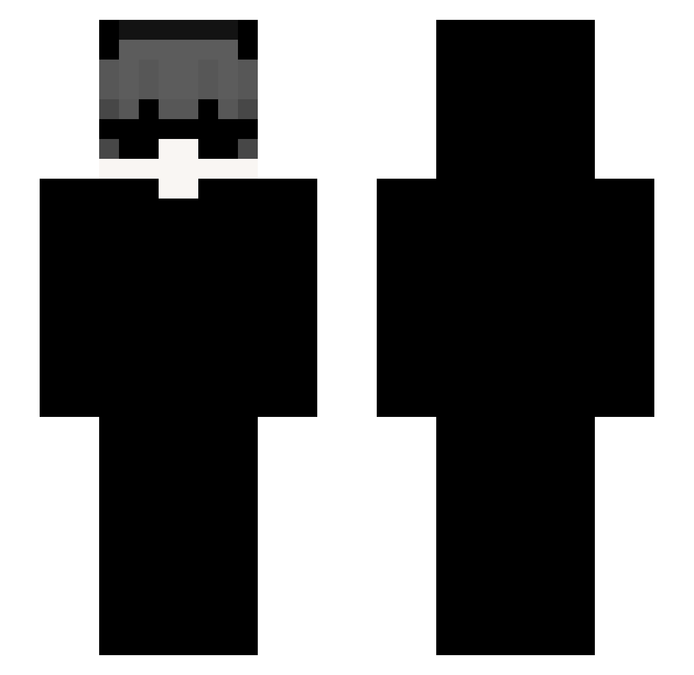 Sn0Wf1AkE_ Minecraft skin, front and back view