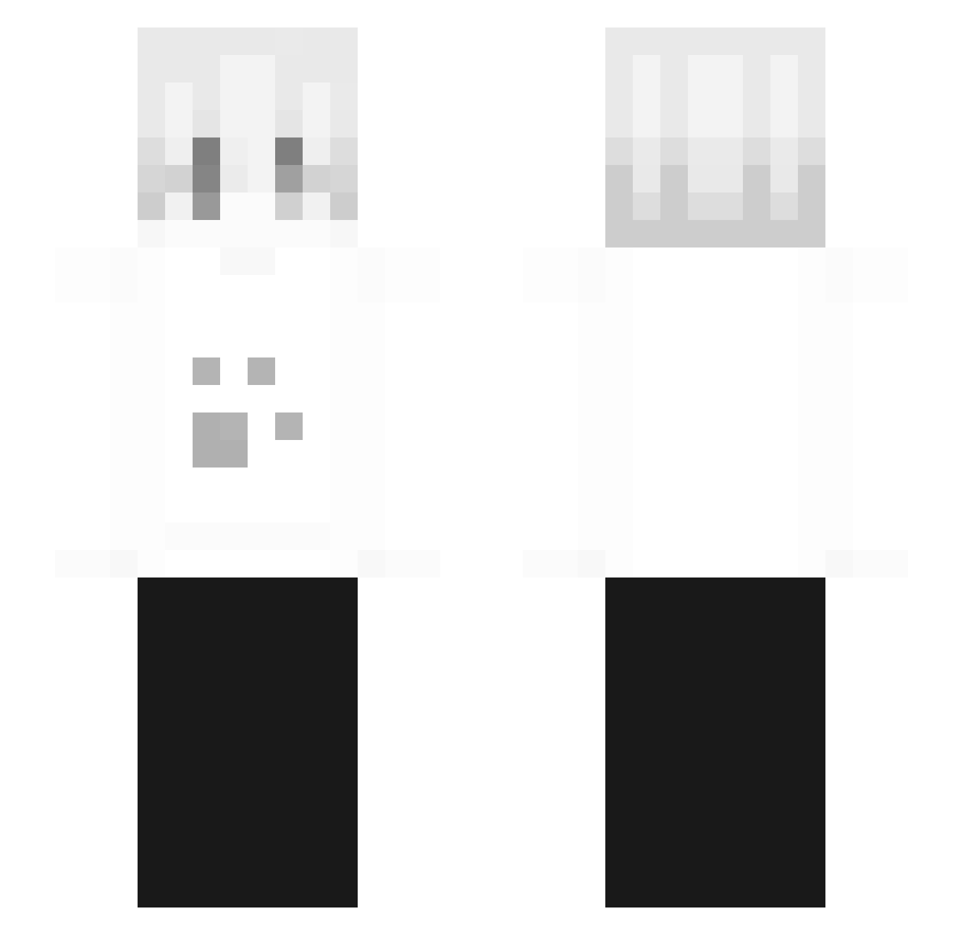 Therion2703 Minecraft skin, front and back view