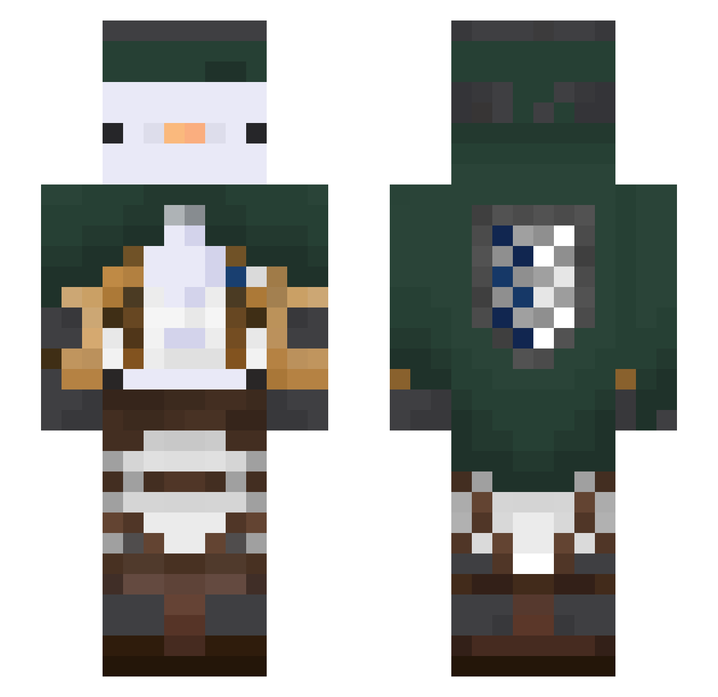 salva0913 Minecraft skin, front and back view