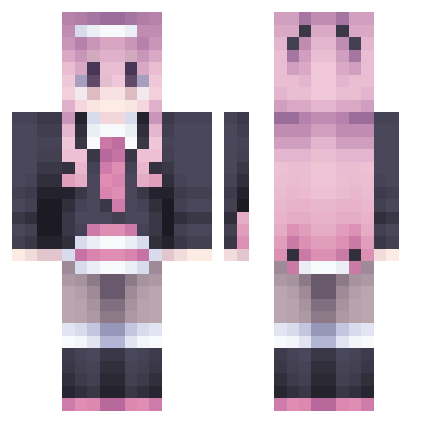 Paulus_B Minecraft skin, front and back view