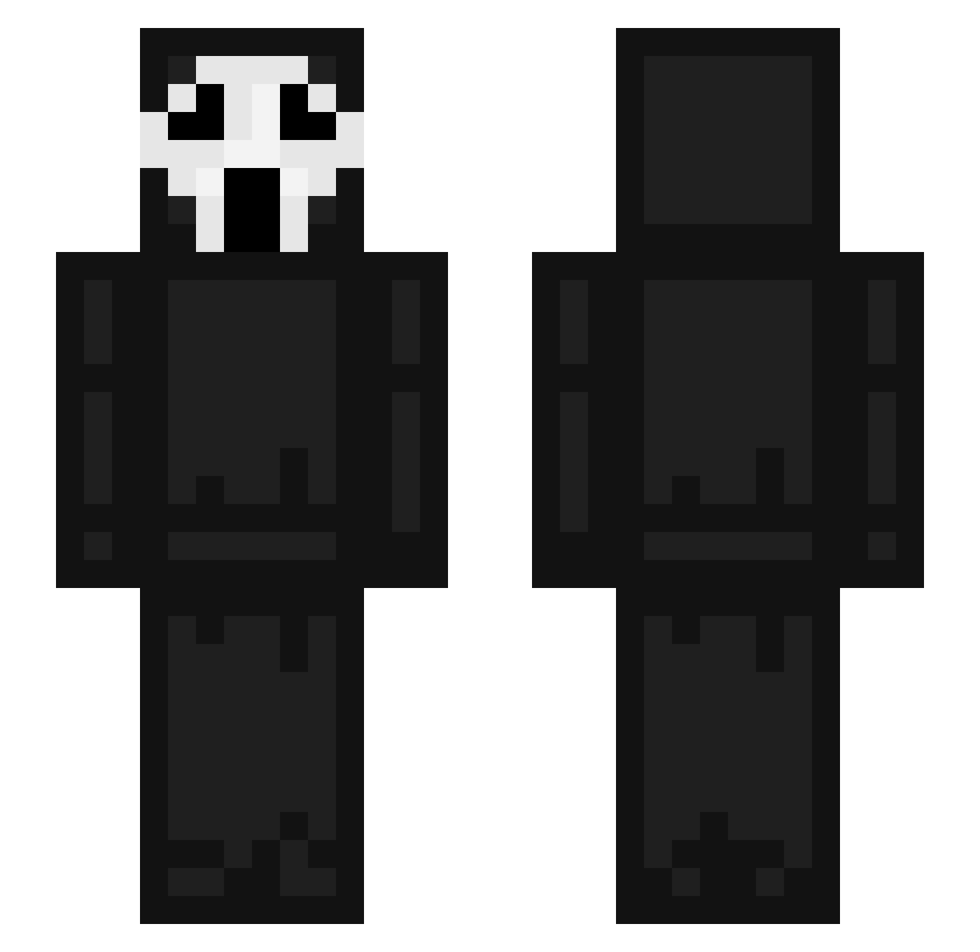 _Rob23 Minecraft skin, front and back view