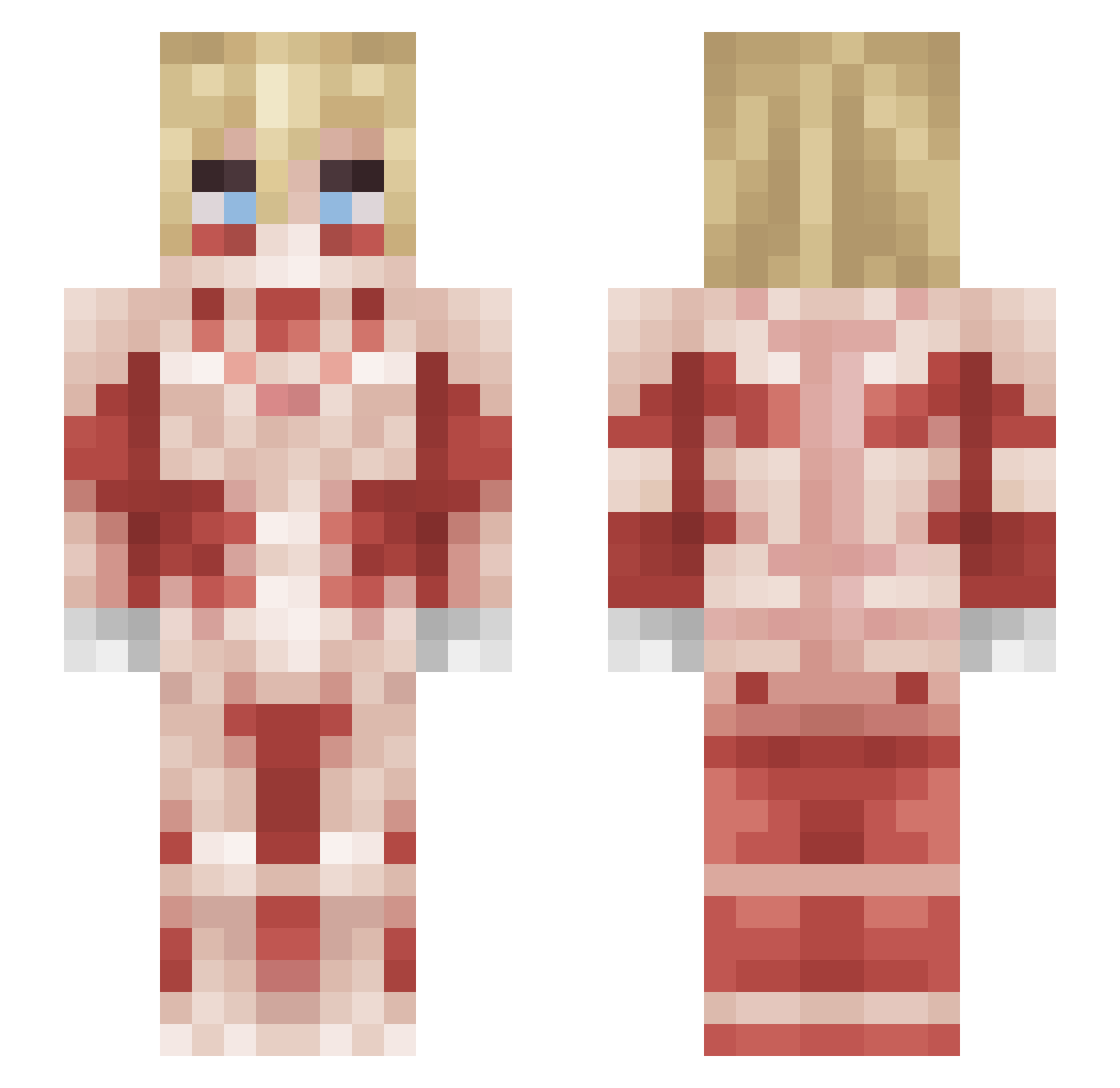 spookytree_ Minecraft skin, front and back view