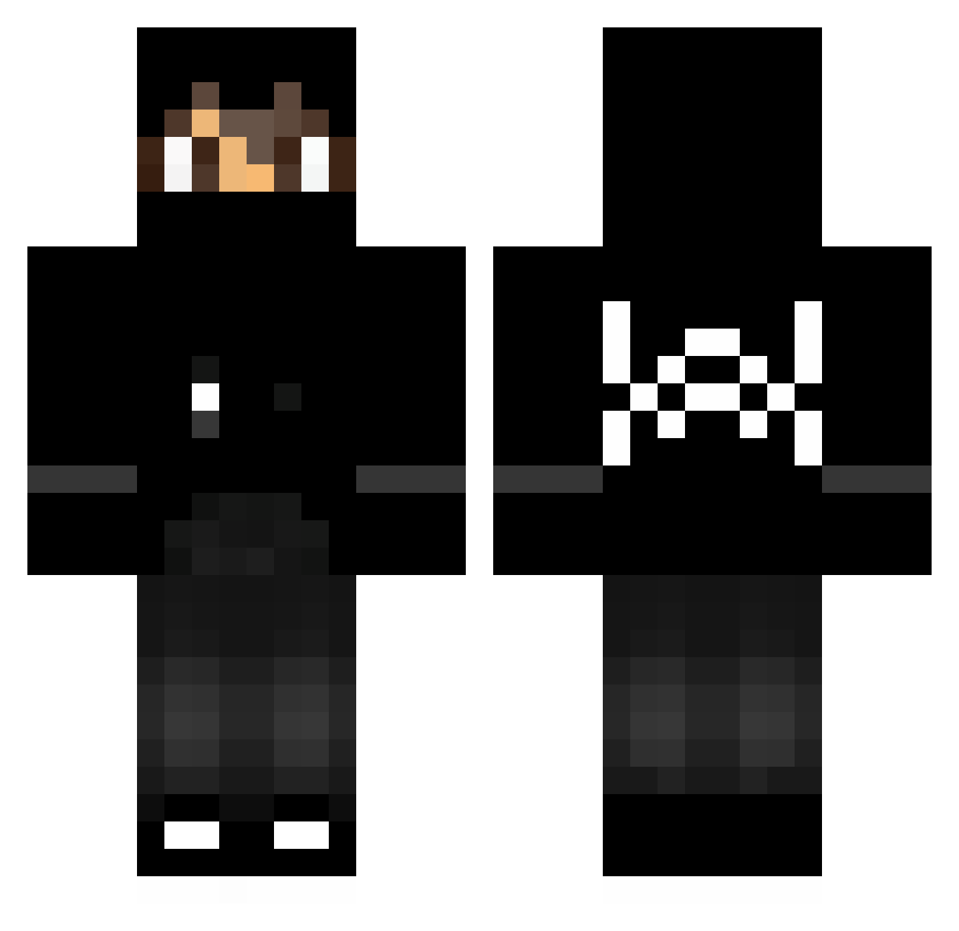 sun_gas Minecraft skin, front and back view
