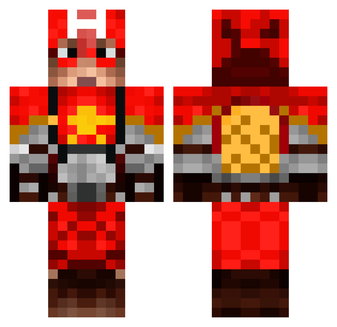 tomyboy05 Minecraft skin, front and back view