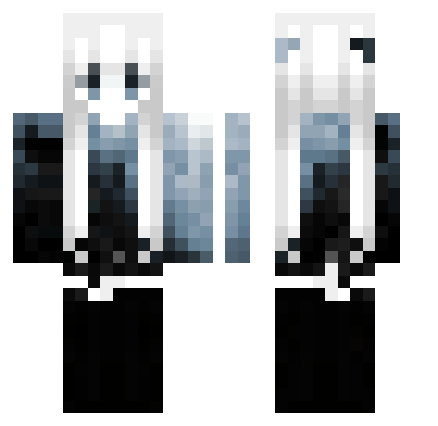 makky44109 Minecraft skin, front and back view